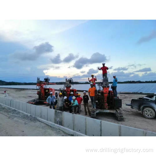 Solar Pole Installation Ramming Machine In South Africa